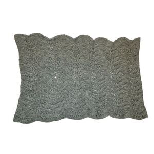 H&M Gray Really Soft Loose Knit Infinity Scarf 30.5" L x 22" W